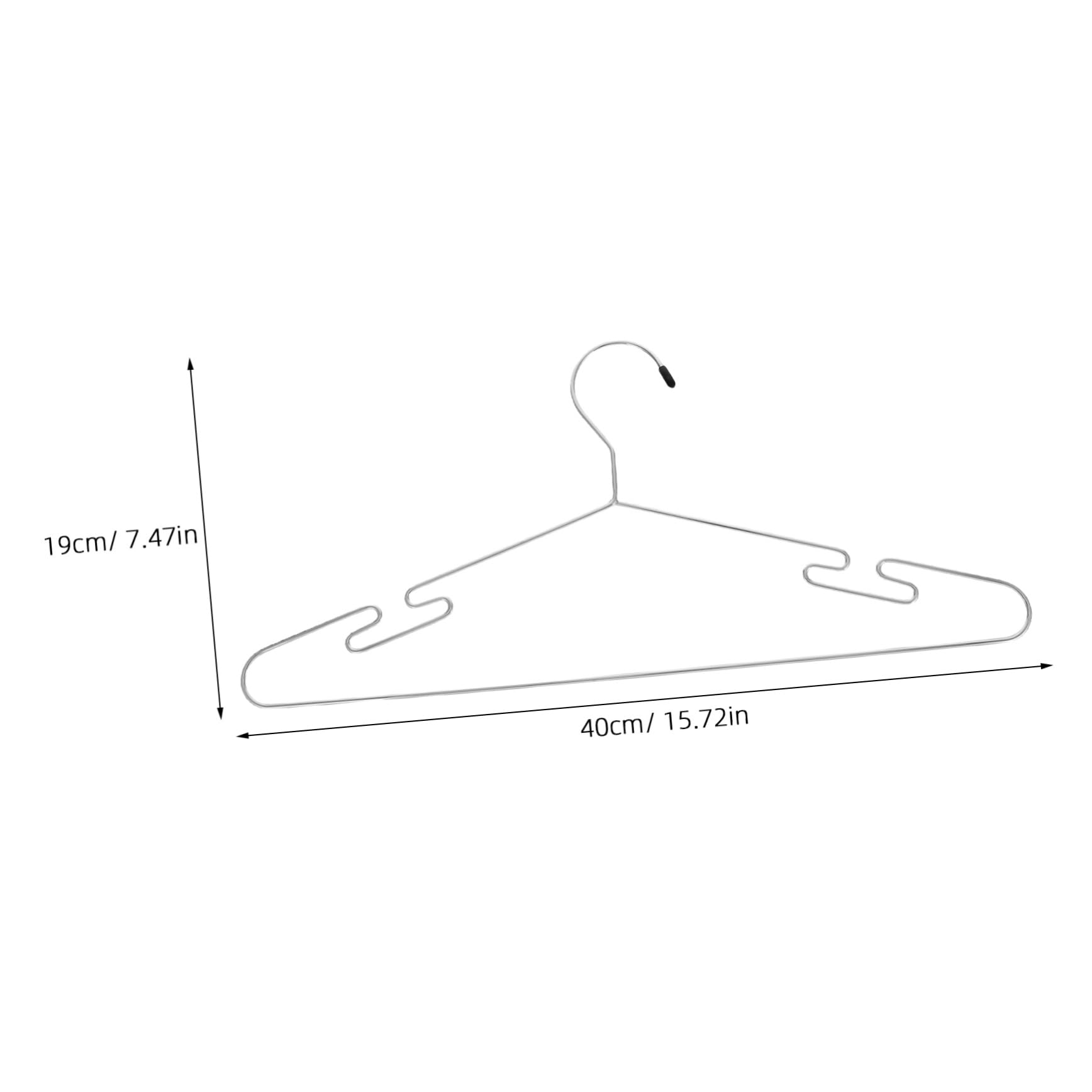 OFFSCH Pant Organizer for Closet 5pcs Sturdy Hangers Space Saving Clothing Hanger Indoor Use