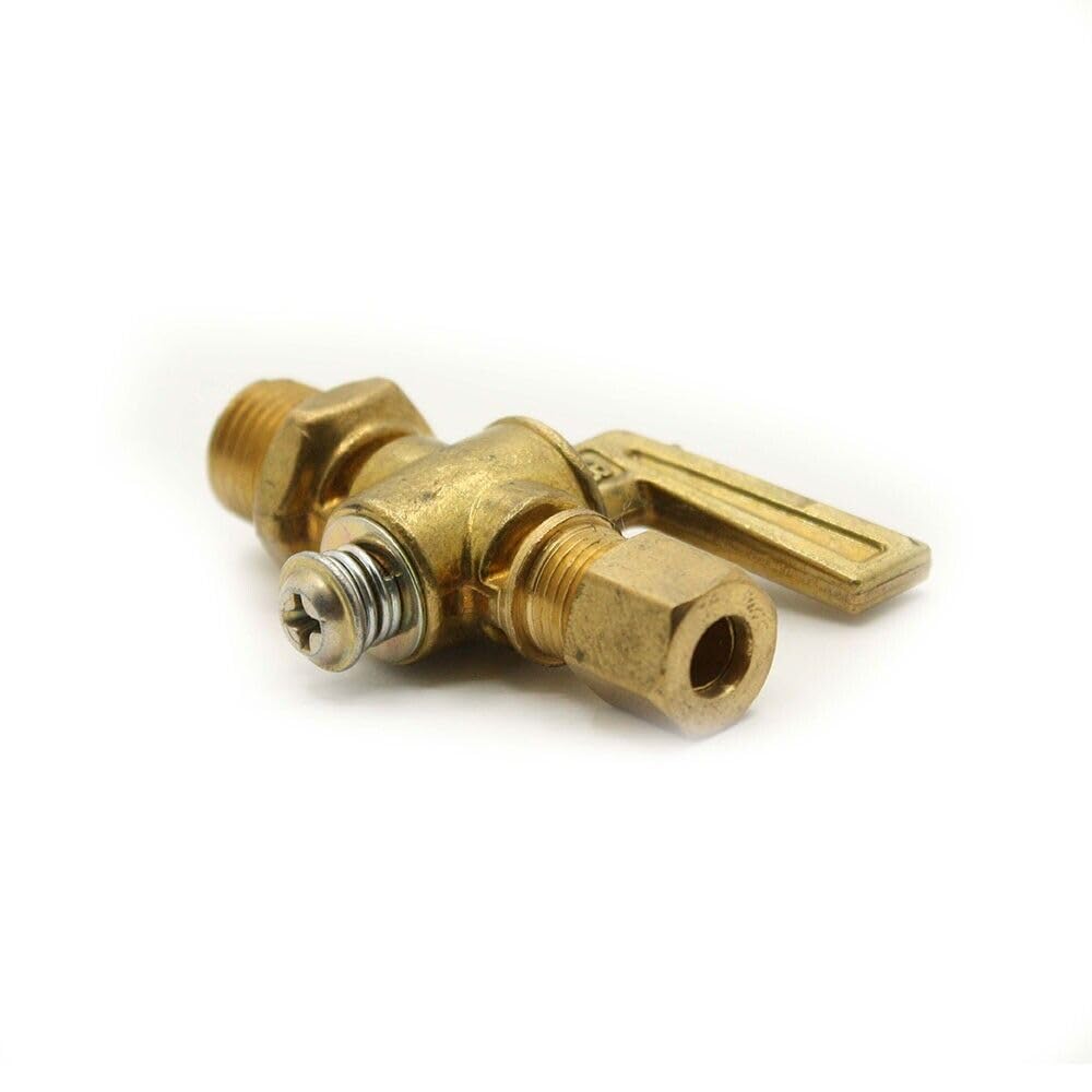 GULUANT Replacement #7963 1/4 Compression X 1/8 Inch MP Lever Handle Air Cock Valve for Thrifco Plumbing 6922332