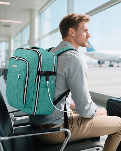 Personal Item Travel Carry On Luggage Backpack for Women Men Flight Approved Casual Weekender Laptop Bag for College Business Outdoors Hiking Water Resistant Lightweight Daypack with USB Charging Port3