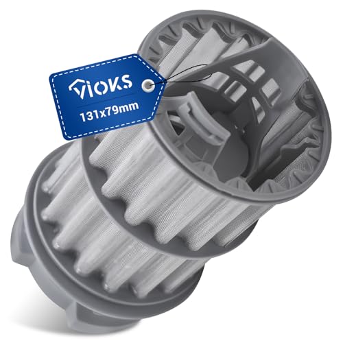 VIOKS Filtro grosso + microfiltro di ricambio per lavastoviglie Bosch Siеmens 00645038 645038 – Filtro sporco + filtro fine per iQ300 Logixx PerfectDry Serie 2 Serie 4 Serie 6 SuperSilence