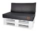Mayaadi-Home Rückenkissen Indoor Outdoor MH-GD04 Dunkelgrau 120x40x10-20cm