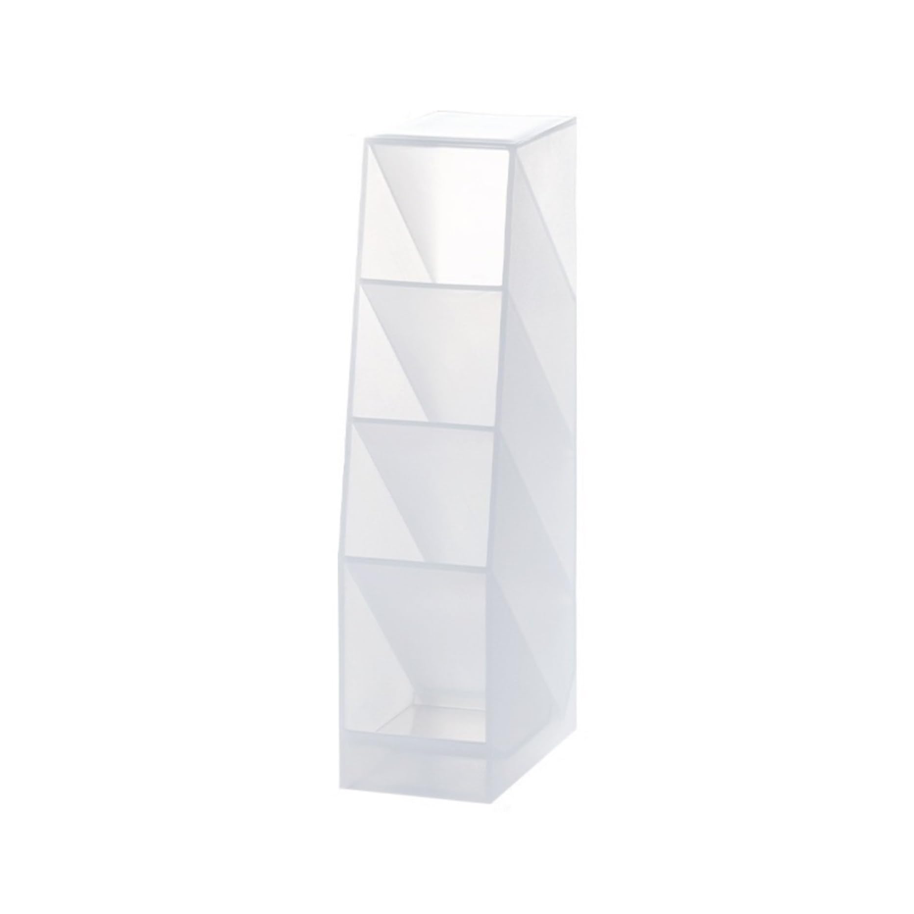 Portalapices Caja De Almacenamiento De Brochas De Maquillaje, Lápiz Labial Inclinado, Espejo, Gabinete, Caja De Lápiz Labial, Caja De Almacenamiento De Cosméticos De Escritorio Desk Organizer ( Color