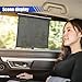 DUSCOKE 2PCS Car Side Window Sun Shade for Baby/Kids- 18