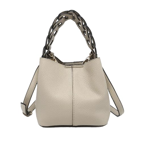 Vegan Leather Bucket Bag by Jen & Co.