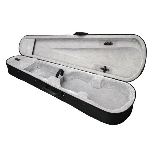 Kcelarec 4/4 Full Size Violin Case Basic Professional Triangular Shape Backpack, Super Light Suspension, Black
