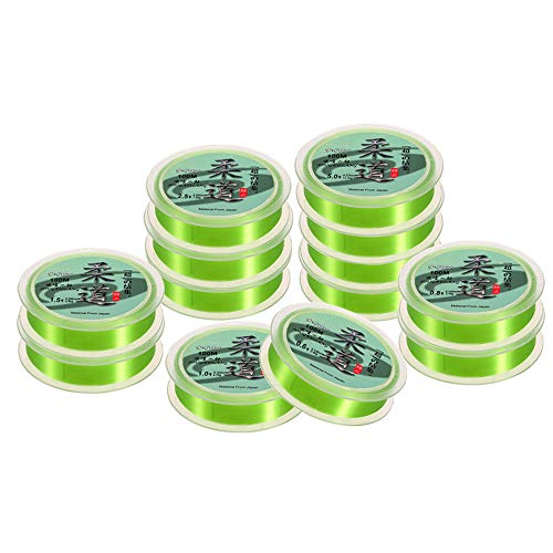 DECDEAL 100 m Linha de Pesca 0.6# -8# Monofilamento Fluorocarbon Nylon Linha De Pesca Cabo De Pesca