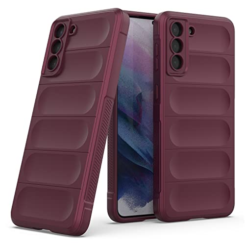 Image of Amazon Brand - Solimo Mobile Cover for Samsung Galaxy S21 Plus 5G (Silicon Plum)