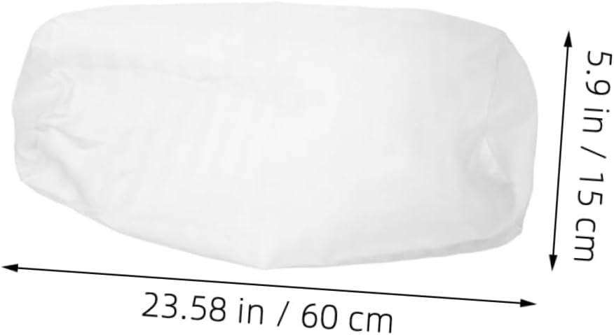 Versatile Long Pillow Covers Zippered Neck Roll Pillow Protectors Soft for Sofa Bed Travel