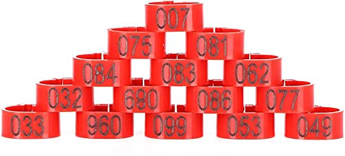 Duiven beenring plastic duiven voet ringpigonen beenbanden klein in grootte licht in gewicht slijtvast en duurzaam voor… - Afbeelding 3