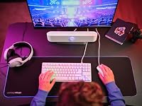 GXTrust Rhox PC Soundbar mit RGB Beleuchtung 12W (6W RMS), Weiß – Ansicht 7