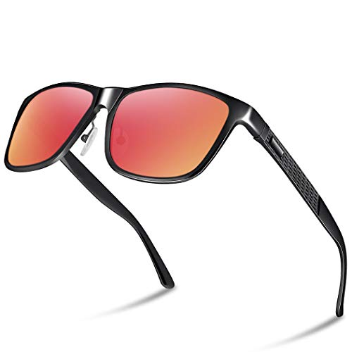 [Glazata] �Ό��T���O���X UV400 ���O���J�b�g ���^���t���[���X�|�[�c�T���O���X �h���C�u/�싅/���]��/�ނ�^�����j���O�^�S���t�^�^�] �j�����p �u���b�h�����Y�v