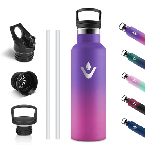 Vikastar Borraccia Termica, 500ml senza BPA, Thermos per...