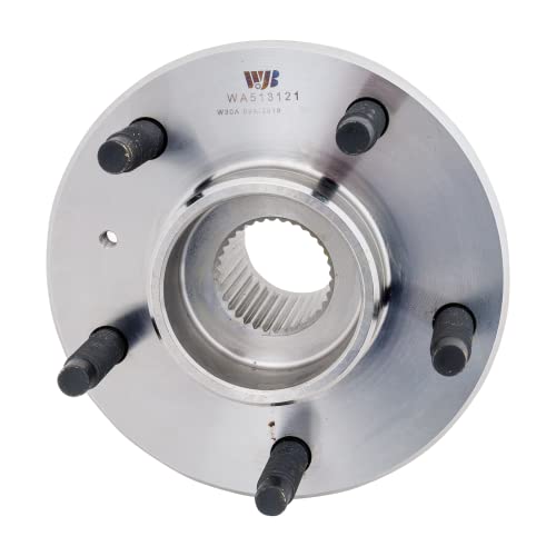 Evan Fischer Front And Rear Wheel Hub Compatible With 1997-2001 Pontiac Grand Prix And 2000-2001 Chevrolet Impala 5 Lugs Bearing & Sensor Included Driver Or Passenger Side #TOP3