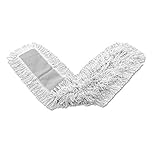 Rubbermaid Commercial Kut-A-Way Dust Mop, White, 48", FGK15700WH00