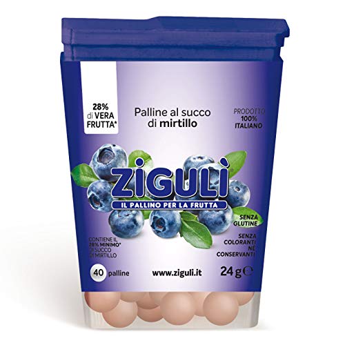 Ziguli Palline al Succo di Mirtillo 40 Palline
