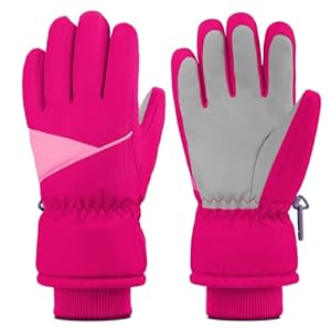 TBoonor Kinder Ski Handschuhe Pink PYG666