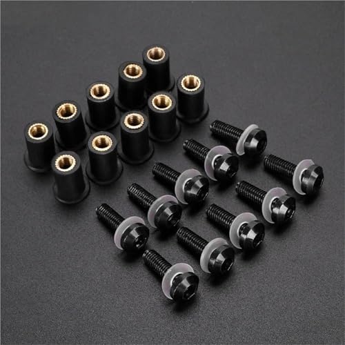Tornillos parabrisas m5 negro de carenado para moto Yamaha Tracer 900 y FZ1