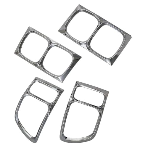 Funda luz trasera cromada de alta resistencia para Toyota Ipsum accesorios 1996-1999 2