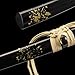 Handmade Japanese Katana Sword Real - Authentic Hand Forged Full Tang 1060 High Carbon Steel Samurai Swords for Martial Arts, Collection & Display, 40.5-Inch