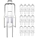 Ampoules Halogènes G4, Romwish, 20W 12V, Lampe de Base à Broche Halogène, Dimmable, Blanc Chaud 3000K 450lm, Pour lumière puck, Lustre, éclairage sur rail 12Pack