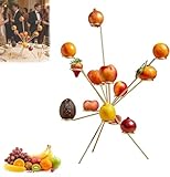 Exploded Fruit Bowl, Exploding Fruit Bowl Stand, Fireworks On the Dinner Table, Stainless Steel Aesthetic 360° Display Rack, Creative Centerpiece For Home Kitchen Counter & Dining Table Decor