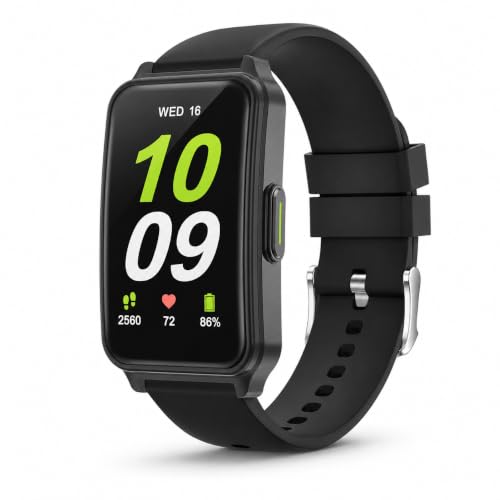 Fitness Tracker (Answer/Make Call),Smart Watch 24/7 Heart Rate Spo2 Blood Oxygen Monitor Sleep Tracker, 120 Sports Modes Pedometer Calorie Step Tracker, Waterproof Activity Tracker for Women Men Black