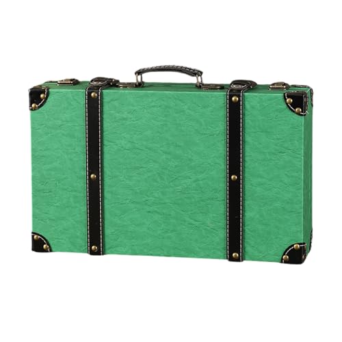 アンティークトランクコンパクト緑