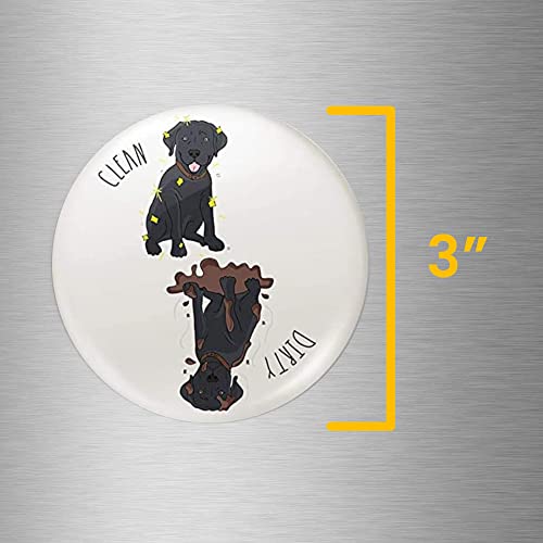 Sutter Signs Clean Dirty Dog Dishwasher Magnet (Black Lab) #TOP2