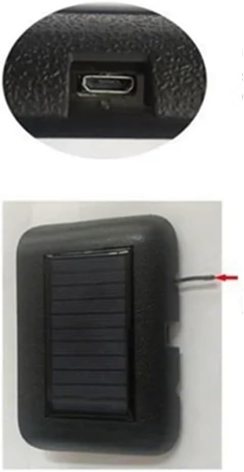 Car Solar Powered Clock, 24 Hour High-Precision Electronic Watch Automatic Brightness Adjustment Thermometer