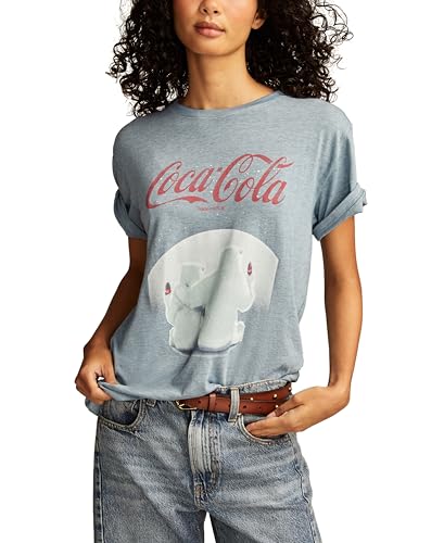 T-shirt graphique femme Lucky Brand en jersey de qualité supérieure