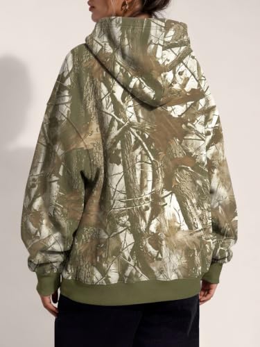 Image of Trendy Queen Women Oversized Hoodies Fall Outfits | Gentle Skin Feel, Aesthetic Drop Shoulder, Large Kangaroo Pocket, Seamless Daily Outfit Match