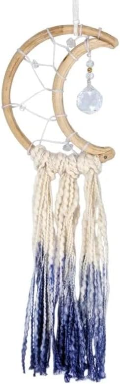 Redclaw Conjure Handmade Bohemian Little Macrame Dreamcatcher Hanging Wall Art (Nepal) - Little Blue Moon