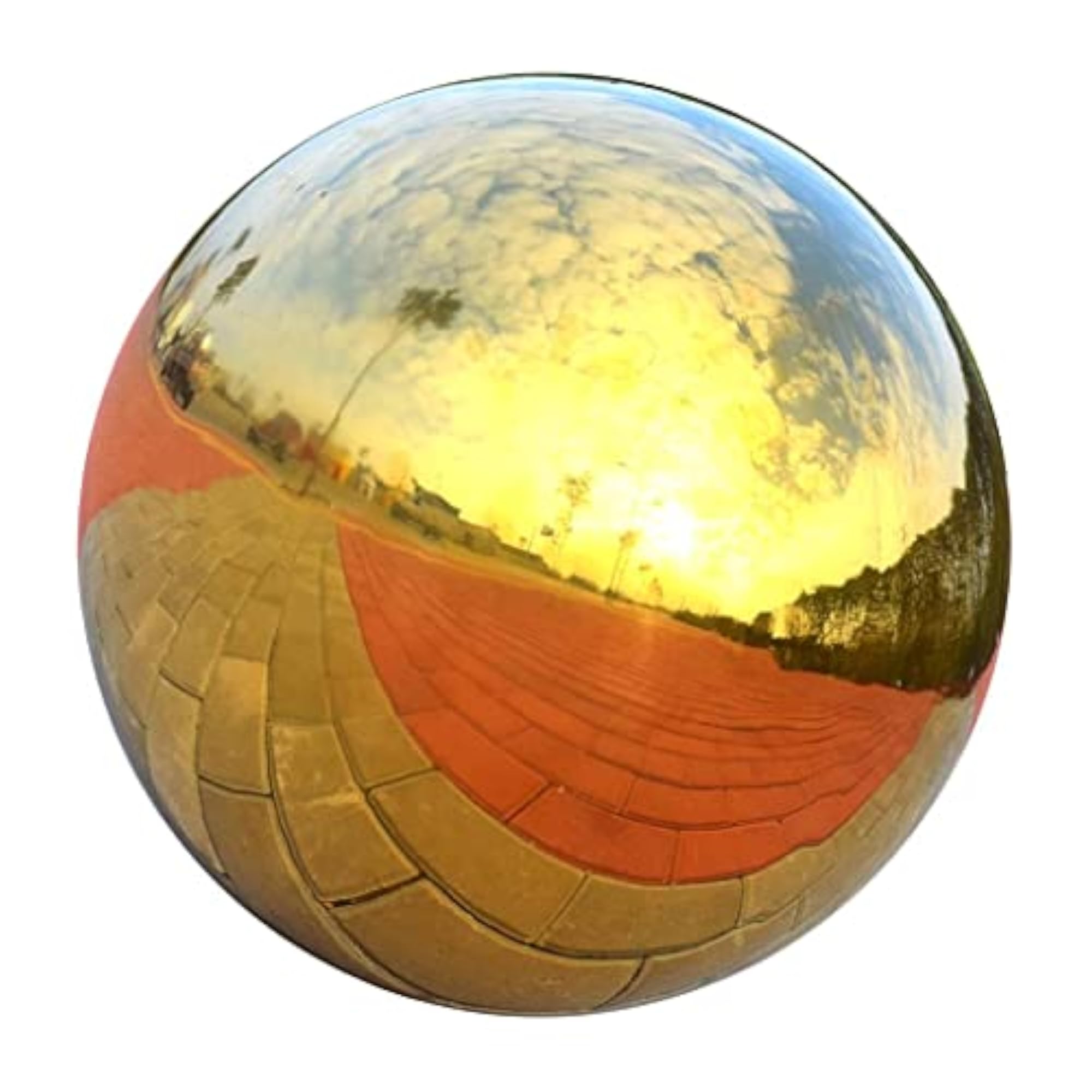304 Stainless Hollow Ball Seamless Mirror Ball Sphere Home Garden Deco 76Mm