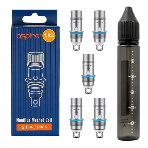 �y�m�[�`���X �R�C���zAspire Nautilus �����p �R�C�� 1���i5����j+ ���j�R�[���{�g�� for Nautilus Nano Tank, Nautilus 3 Tank, Nautilus 322, Nautilus 3S Tank 5,