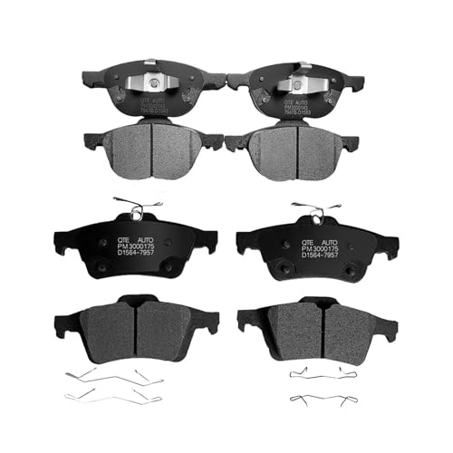 Image of PM Auto Set of 8 Front-Rear Ceramic Brake Pads For 2013-2016 Ford Escape L4
