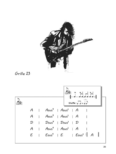 Guitare Rythmique 1 Accords de Base | Méthode Guitare Acoustique et Électrique Débutants avec CD | Michel Merbau De Haske | Apprentissage Rythme Accords Pour Élèves Professeurs Cours Pratique Maison – vue 4