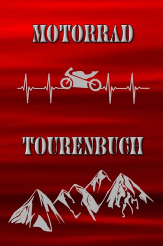 Tourenbuch Motorrad Reisetagebuch Motorradtouren Motocross Strecken Logbuch...