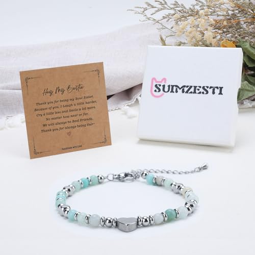 Image of Tiny Bead Bracelets for Women, Unique Birthday Gifts for Women Teens