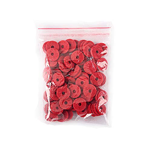 Alnicov Klavier-Filz-Frontschiene, Regulierung, Stanzungen, Rot, Tastatur, Balance-Unterlegscheiben, Reparaturteile, 90 Stück