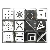 Generico IQ Party Games Cube Puzzle Stocking Stuffers per Bambini e Adulti 12 Puzzle 3199