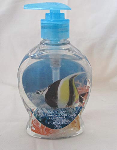 Hand Soap With 3D Aquarium Scene Fresh Scent 9 oz.