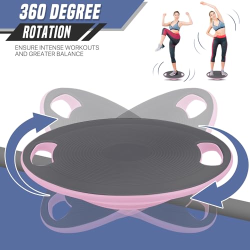 Wobble Balance Board with 15.5" No-Skid Surface for Core Trainer Physical Therapy, Home Office Exercise Balance Board for Woman & Man - Image 4