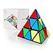 CUBIDI® Pyraminx Cubo Mágico 3x3 - Tipo Los Ángeles - Look Clásico – Fidget Toy Pirámide Triángulo Cubo con Colores Vivos - Puzzle 3D - Juguetes Sensoriales para Anti Estrés - para Niños y Adultos