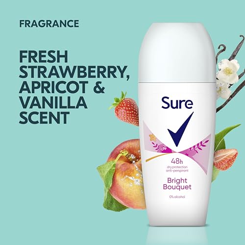 Sure Women Bright Bouquet Roll-On Deodorant - 6 Pack 50ml - Image 3