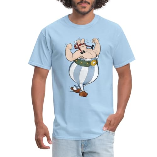 Asterix & Obelix Obelix Flexing Officially Licensed Men's T-Shirt
