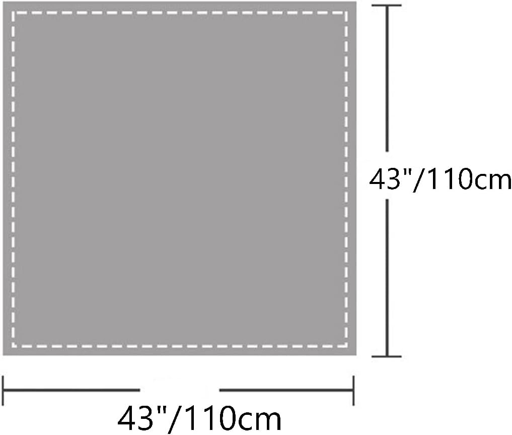 XL 43 Inch Extra Large Square Scarf Fashion Scarves Silk Feeling Hair Scarf Wrapping Scarfs Night Sleeping Headscarf - Image 5