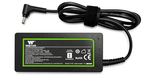 Image of WISTAR 19V 3.42A 65W Laptop Charger for Acer N15Q8 N15Q9 N16P1 N20C5 Chromebook CB3 CB5 C738T C740 C720 C720p Aspire 1 Aspire 5 A515-54, A13-045N2A PA-1450-26 AC Adapter (3.0mm x 1.1mm Plug)