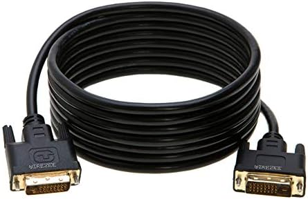 DVI-D Cable Dual Link DVI to DVI Male Wire 24+1 Pin 3ft 6ft 10ft 15ft 25ft (15FT)