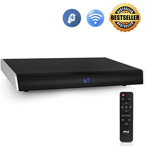 Surround Sound TV Sound Bar - Bluetooth Compatible Wireless Soundbar for TV w/Built