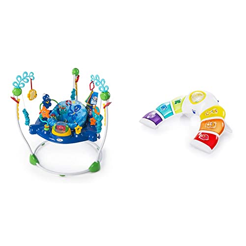 Baby Einstein, Neptune's Ocean Discovery Baby Activity Jumper & Bouncer, Play Centre with Removable Toys, Ages 6 Months+ & Glow & Discover Light Bar Musical Activity Station, Age 3 Months+